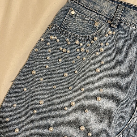 Pearl Denim Skirt - Picture 3 of 5